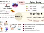 Together 6, unit 2, materiały uzupełniające podręcznik, Future Simple, no-prep