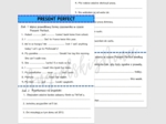 Present Perfect - ćwiczenia karta pracy powtórka egzamin ósmoklasisty matura angielski