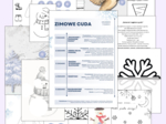 "Zimowe cuda" - opowiadanie, karty pracy, ilustracje - zadania na 5 dni!