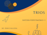 Matura podstawowa: Word Formation Trios cz.1