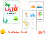 WAKACYJNE FISZKI, LATO, SUMMER, ENGLISH, PO ANGIELSKU, ANGIELSKIE FISZKI, SŁÓWKA
