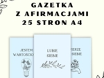GAZETKA z AFIRMACJAMI dla młodzieży