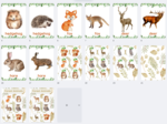 FOREST ANIMALS set