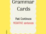 Past Continuous/ Zdania przeczące/ Karty do mówienia/ Mówienie/ Speaking/ Konwersacje/ Klasy 4-8/ Klasy 4-6/ Klasy 6-8/ SP/ Warm-up/ Rozgrzewka/ Speaking cards/ Gramatyka/ Grammar/ Speaking cards grammar/ Grammar cards/ E8