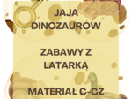 Jaja dinozaura | zabawy z latarką | logopedia | głoski c-cz