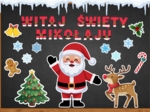 WITAJ ŚWIĘTY MIKOŁAJU - zestaw materiałów na gazetkę