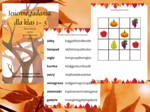 Jesienne zadania na koncentrację dla klas 1-3
