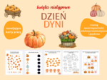 Dzień dyni - karty pracy na święta nietypowe