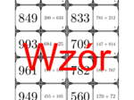 Domino - Dodawanie do 1000 | matematyka