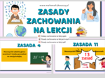 ZASADY ZACHOWANIA NA LEKCJI - 13 uniwersalnych zasad dla każdego nauczyciela / PowerPoint, MP4 + PDF do druku