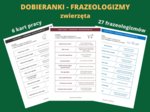 Karty pracy (dobieranki) – frazeologizmy ze zwierzętami