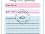 Ćwiczymy argumentowanie i utrwalamy treść lektur- karty z zadaniami na klasowym kursie redagowania wypowiedzi argumentacyjnej. Level 1