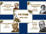 PATRONI ROKU 2025 – gazetka – biblioteka – język polski – 11 stron – wersja 2