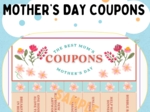 Kupony na Dzień Matki /Mother's Day Coupons Wersja angielska