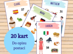 Opis postaci | Karty obrazkowe | Speaking practice