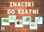 ZNACZKI DO SZATNI - 60 ZNACZKÓW