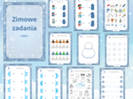Zimowe karty pracy dla przedszkolaków