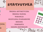 Notatki z Statystyki - Podstawa Programowa - 3 klasa liceum