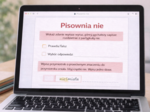 PISOWNIA "NIE" Z RÓŻNYMI CZĘŚCIAMI MOWY [Karta pracy, sprawdzian]