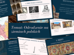 Prezentacja multimedialna: Odrodzenie na ziemiach polskich| Materiał edukacyjny | 16 slajdów