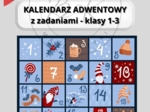 Kalendarz adwentowy z zadaniami i kolorowankami - klasy 1-3