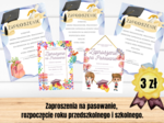 Zaproszenie na pasowanie/rozpoczęcie roku przedszkolnego i szkolnego