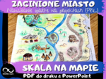 SKALA NA MAPIE. Projekt matematyczny: Zaginione Miasto. Nauczanie Oparte na Projektach (PBL)