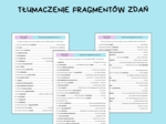 PRESENT PERFECT vs. PAST SIMPLE - Tłumaczenie fragmentów zdań