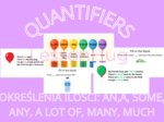 Quantifiers/określenia ilości/a,an/some/any/a lot of/many/much