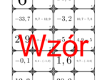 Domino - Odejmowanie dodatnich i ujemnych liczb dziesiętnych | matematyka