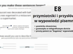 przymiotniki i przysłówki w wypowiedzi pisemnej, jak łatwo zdobyć dodatkowe punkty na E8
