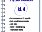Program zajęć wyrównawczych z języka polskiego dla kl. 4