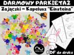 DARMOWY Projekt Math & Art na Wielkanoc. Parkietaż z zajączków. Tesselacja. Wielkanocna matematyka.