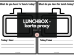 LUNCHBOX - karty pracy z tematu jedzenie