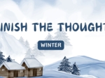 ❄️ Finish the Thought – Winter Edition 29 stron kreatywnego zimowego speaking & writing, winter speaking prompts, sentence starters, creative speaking, winter vocabulary, writing prompts, fluency practice, A2–B2 zimowe zadania, dokończ zdanie, mówienie, 