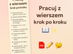 Zakładka: Jak pracujemy z wierszem?
