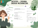Notatka + zadania: Energia mechaniczna