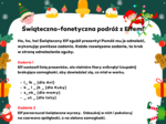 Świąteczno-fonetyczna podróż z Elfem!
