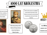 1000 lat królestwa/Gazetka, dekoracja, ozdoba/możliwość własnej aranżacji/ZNIŻKA!