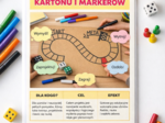 Planszówki DIY z kartonu i markerów
