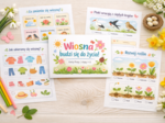 Wiosna budzi się do życia – zestaw kart pracy przyrodniczych