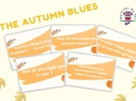 The autumn blues - speaking cards