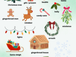 Merry Christmas picture dictionary