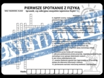Pierwsze spotkanie z fizyką - krzyżówka