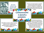 DZIEŃ JĘZYKA OJCZYSTEGO – Ciekawostki o języku polskim – gazetka – biblioteka – świetlica – 15 stron – wersja 5