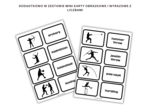 Summer Olympics Vocabulary Worksheet Set, names of sports and equipment - Igrzyska Olimpijskie, Słownictwo, Karty pracy, nazwy sportów i wyposażenia, dodatkowo mini karty obrazkowe i wyrazowe do gry w memory, angielski dla sportowców