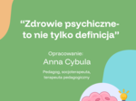 Scenariusz zajęć o zdrowiu psychicznym
