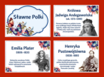 DZIEŃ KOBIET – – gazetka – SŁAWNE POLKI – biblioteka – świetlica – 24 strony – wersja 1