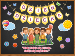 DZIEŃ DZIECKA - zestaw materiałów - grafika XL