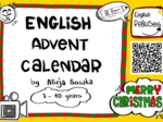 🎄 English Advent Calendar – dla klas 1 - 4 szkoły podstawowej